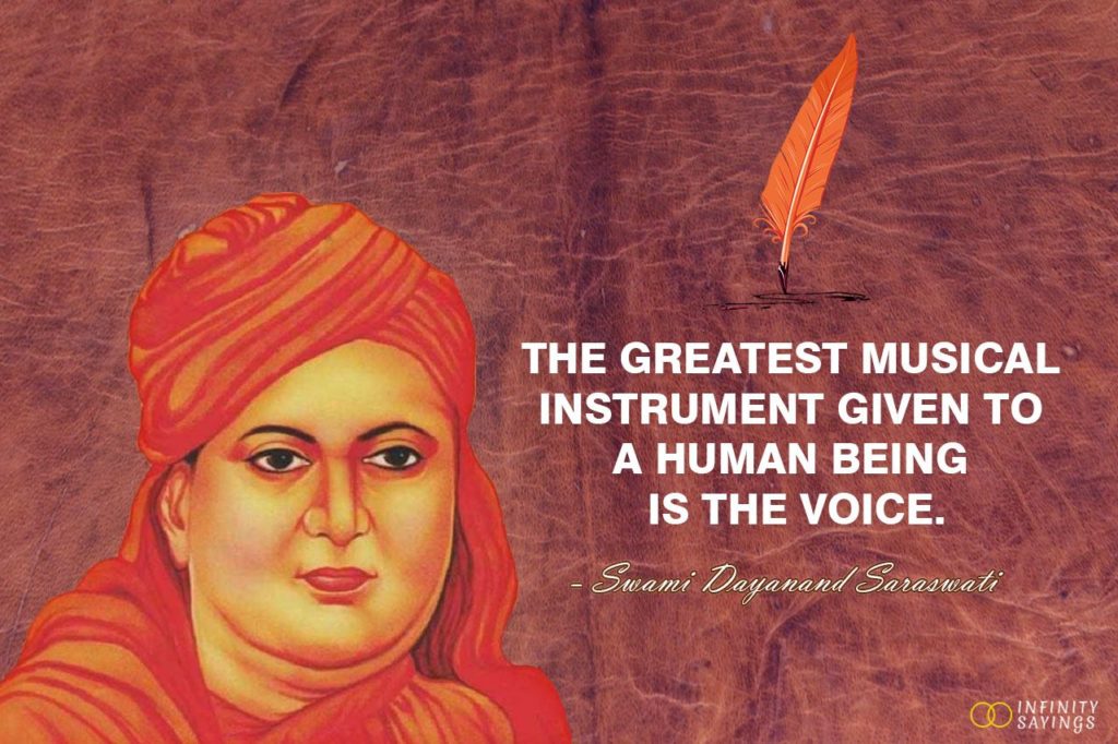 Best Swami Dayanand Saraswati Quotes, Thoughts, Teachings And Slogans With Images