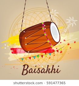 Happy Baisakhi Vector Illustration Based On Stock Vector (Royalty Free) 591477365