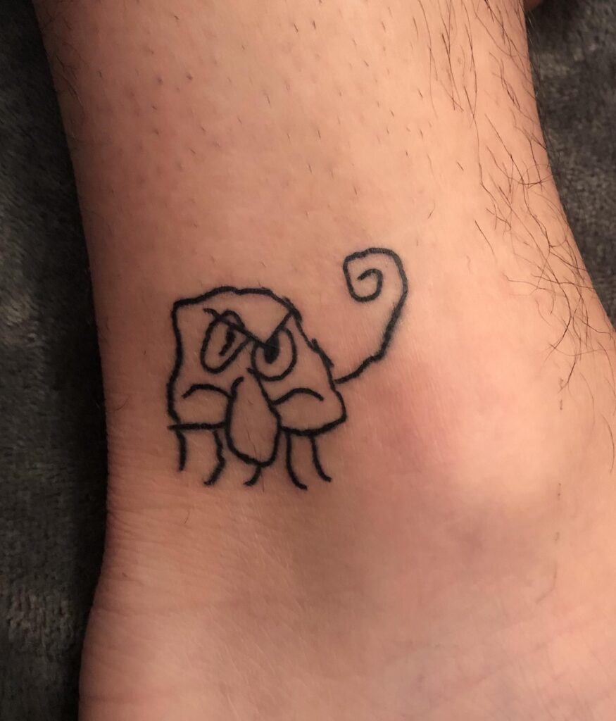 My Doodle Squidward By Kelsey Leigh From 33 Lions Tattoo! Small, Quick One On My