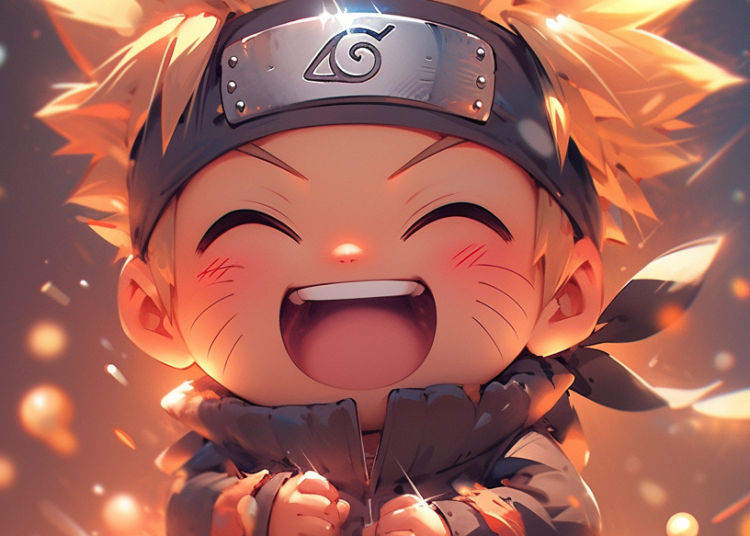 Cute Baby Naruto Autumn / Fall 4K Wallpaper