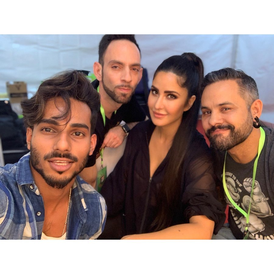 Katrina Kaif So grateful for these boys …. always with me on this incre Wallpaper