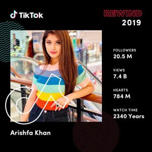 Arishfa Khan 2019 has been unreal!! TikTok has played the major role in m Wallpaper