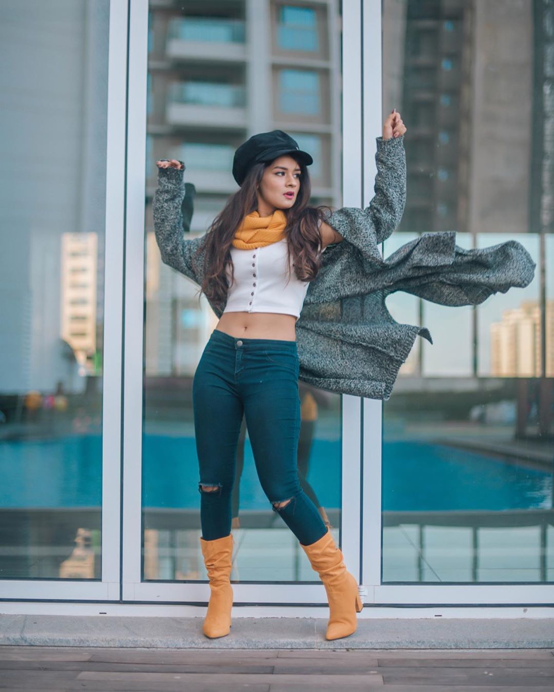 Avneet Kaur Wallpapers, Photos, Images & Pictures Pic 1- When you think you’ve been killing it with those poses 
Pic 2 & 3- But your boots make you re