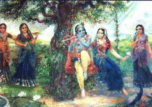 Radha Krishna With Gopis