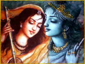 Lord Krishna and Meera Beautiful HD Wallpaper – HD Wallpaper Pictures