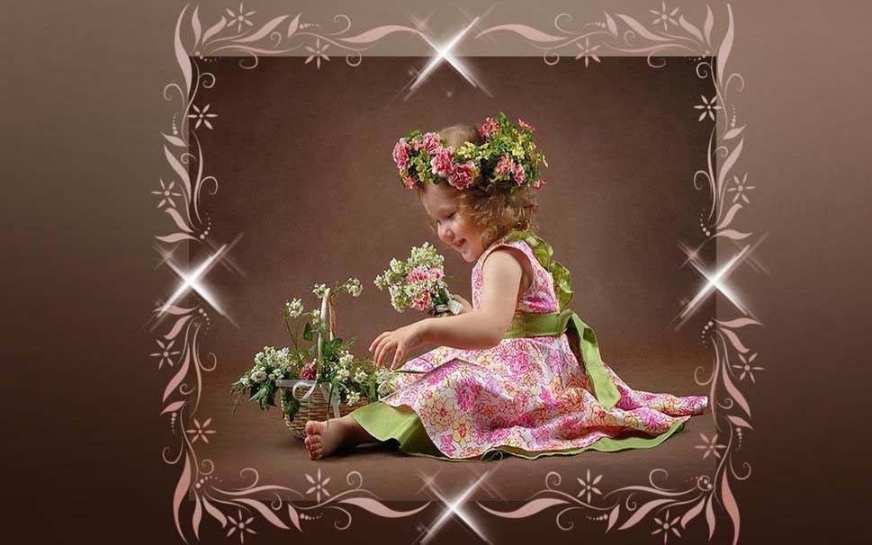 Cute-Baby-Girl-With-Flowers