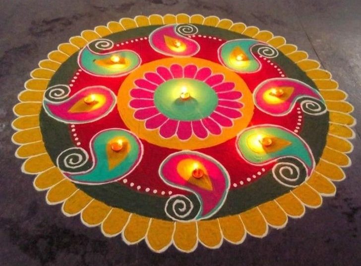 1595822064 75 Simple And Easy Rangoli Designs Collection 2020