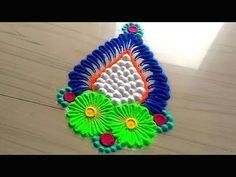 2 Minutes Rangoli Design Series Easy And Simple Method In Unique Style By Jyoti Rathod | 1000 - Modern