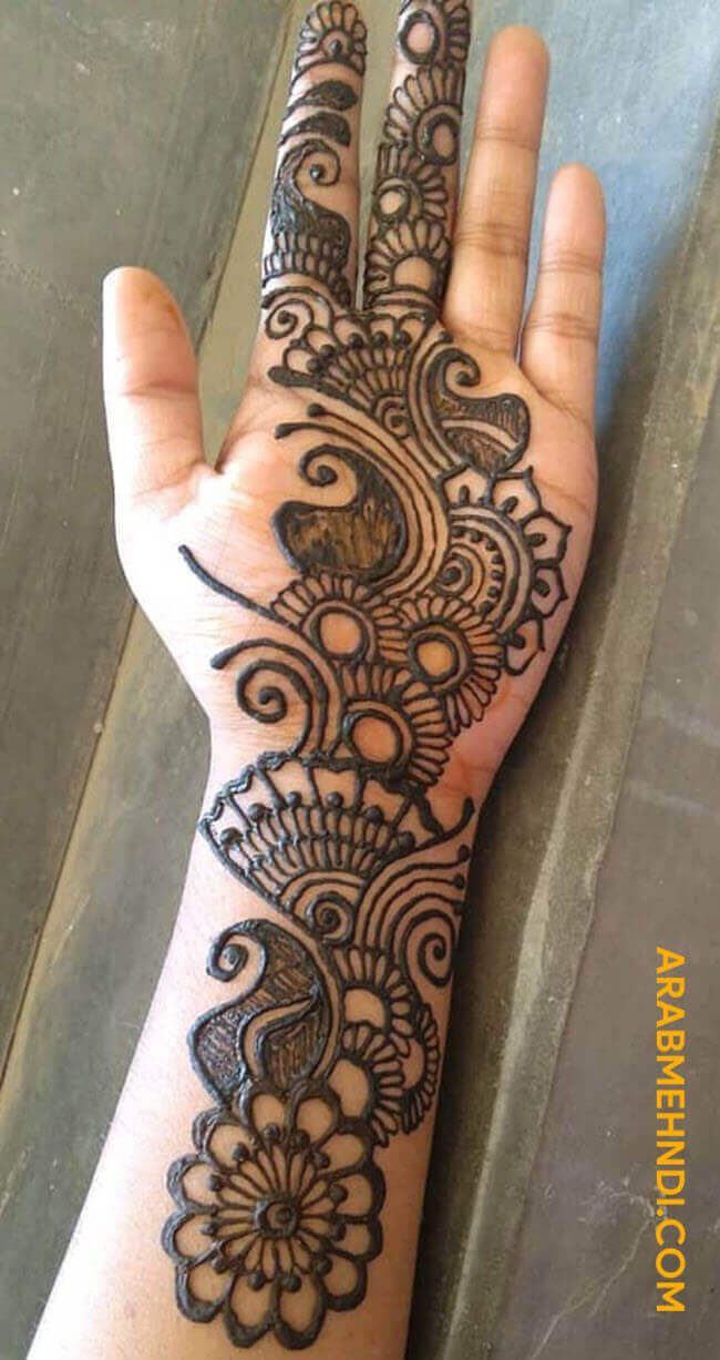 50 Front Hand Mehndi Design (Henna Design) –