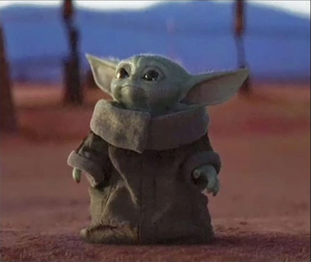 Baby Yoda Blank Template