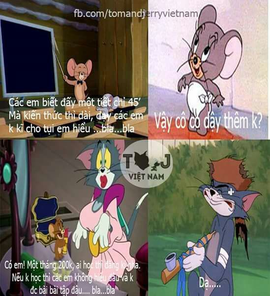 (Cuốn 1) Ảnh Chế Tom And Jerry