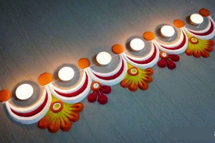 Diwali Rangoli -: इस दीवाली घर पर बनाएं लेटेस्ट और खूबसूरत रंगोली, देखें सिंपल डिजाइन