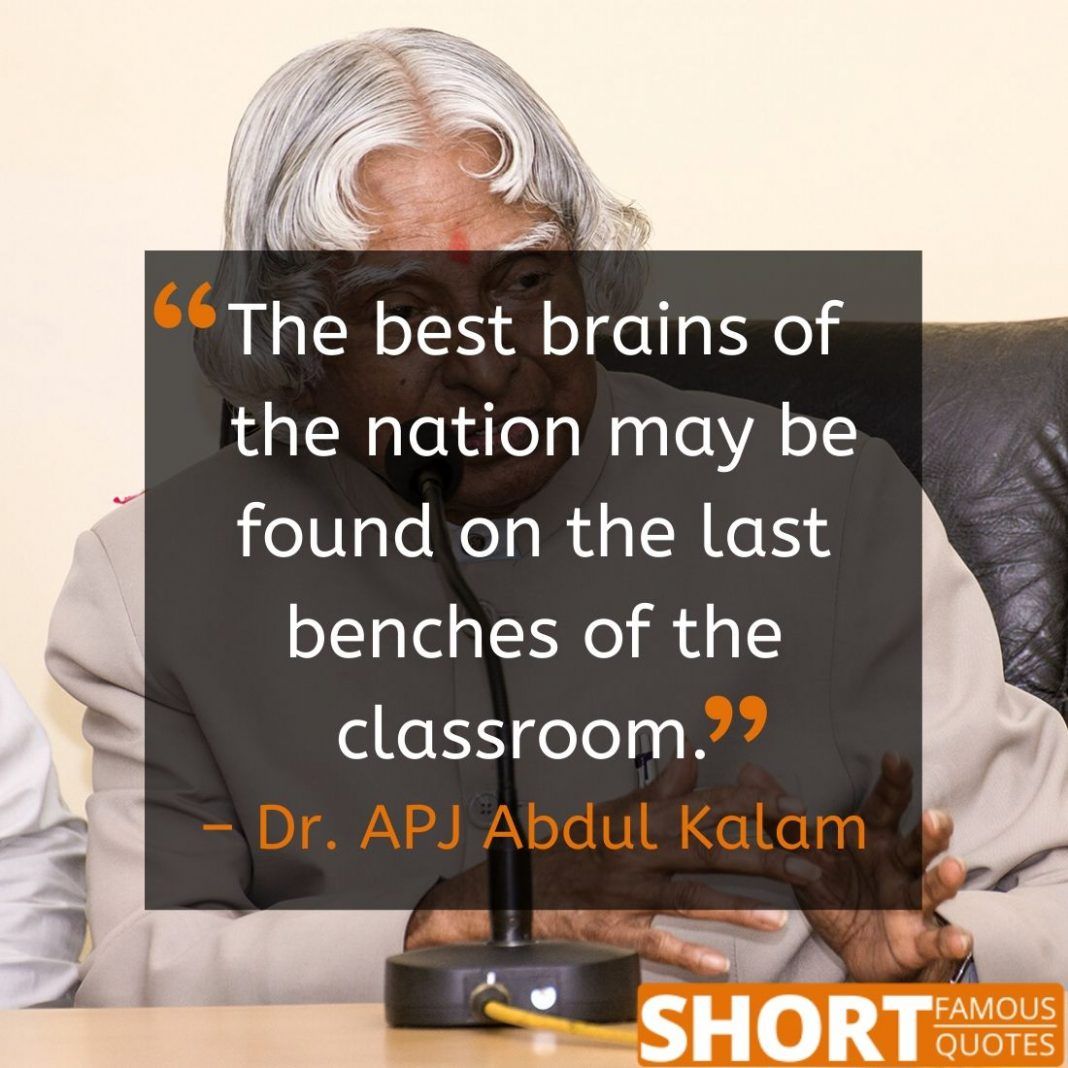 Dr. APJ Abdul Kalam Quotes! With Images! Inspiring (2020 Collection)