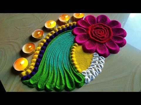Easy And Small Diwali Festival'S Rangoli By Easy Rangoli Classes