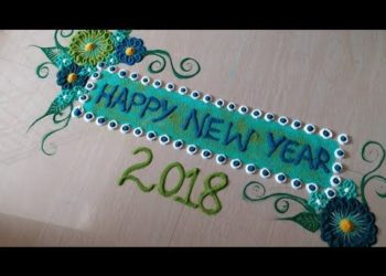 Easy rangoli designs for Happy New Year sankranti