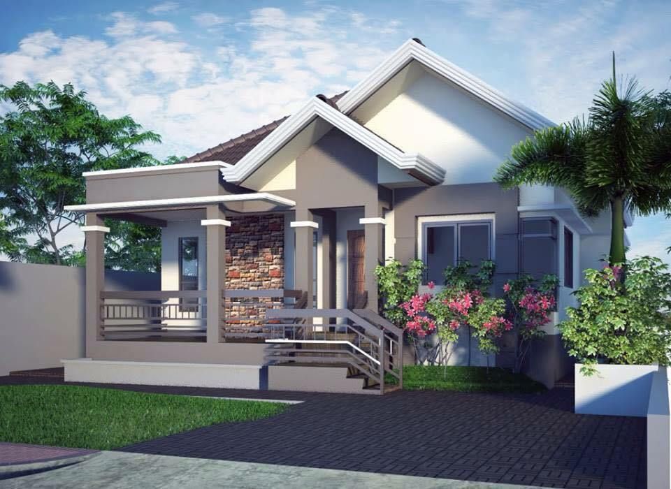 Elevated Bungalow House Design with 3 Bedrooms | Pinoy ePlans