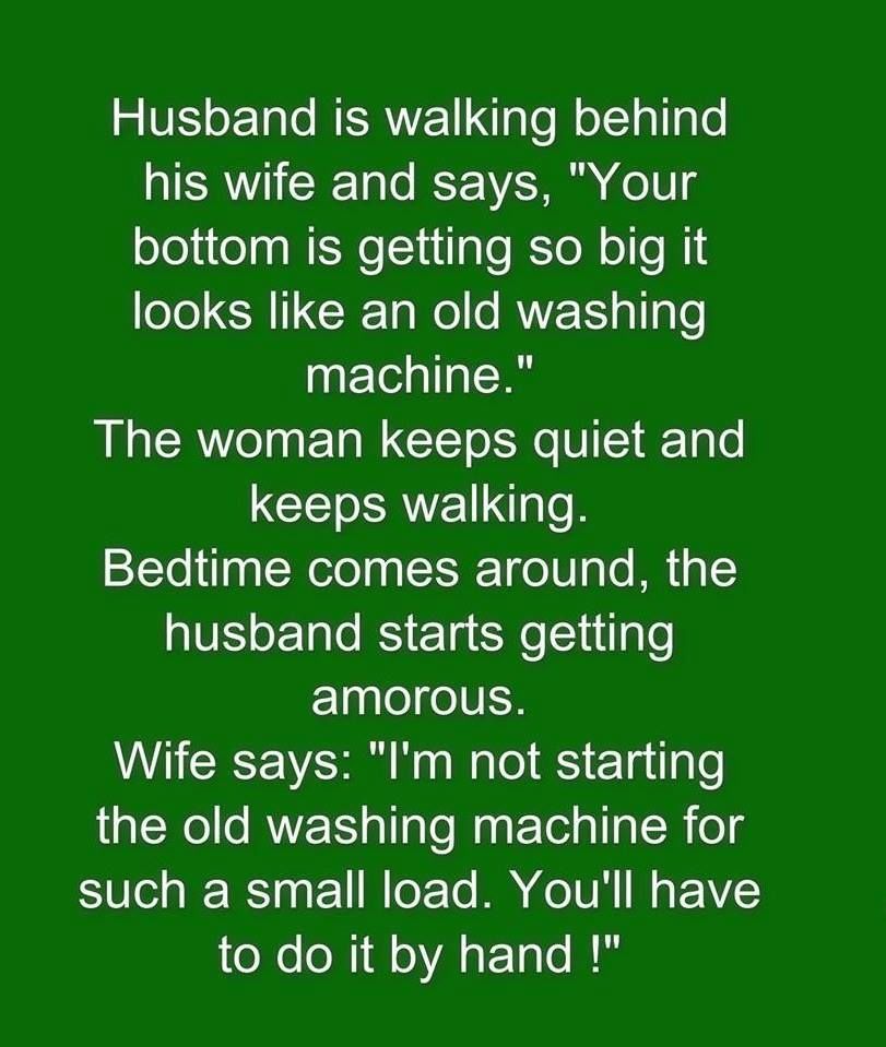 Funny Husband And Wife Joke