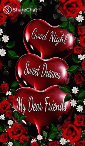 Good Night Sweet Dreams Gif - Goodnight Sweetdreams Mydearfriends - Discover &Amp; Share Gifs