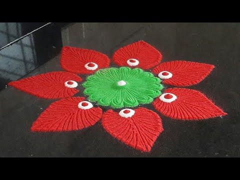 || How To Make Satisfying And Relaxing Colour Rangoli Design For Beginners || By Soul With Genie