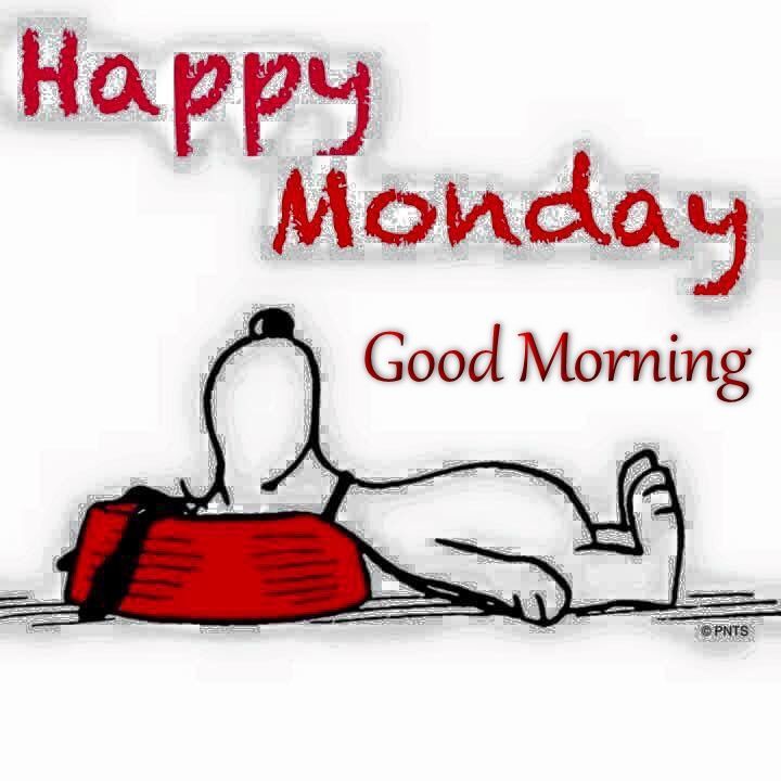 Happy Monday Good Morning Snoopy Quote