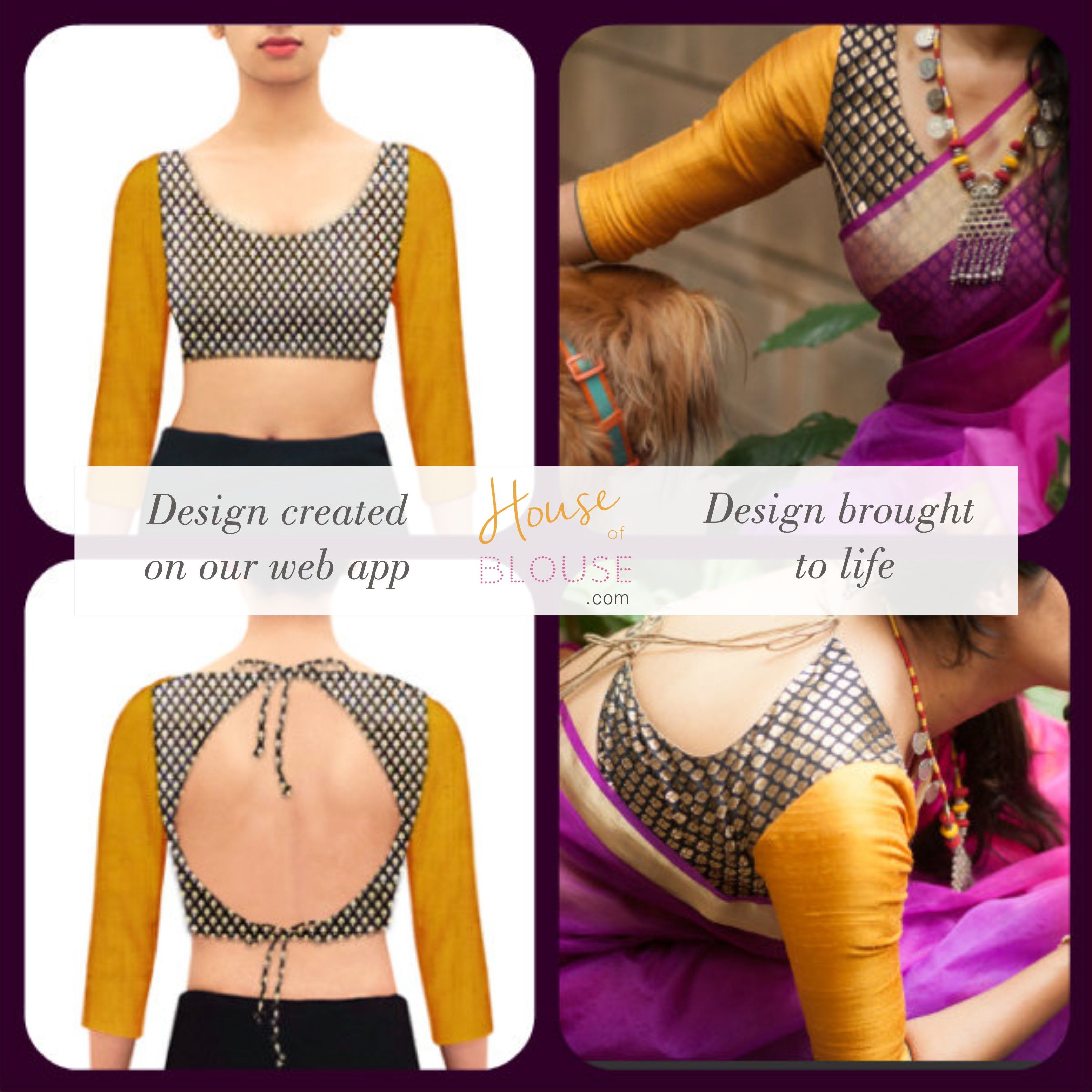 House Of Blouse Custom Designed Blouses And Sarees Online