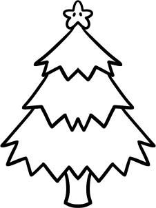 How To Draw A Christmas Tree For Kids Step By