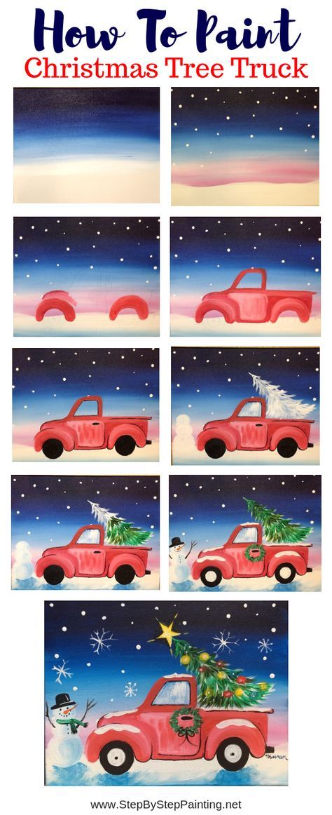 How To Paint A Christmas Tree Truck