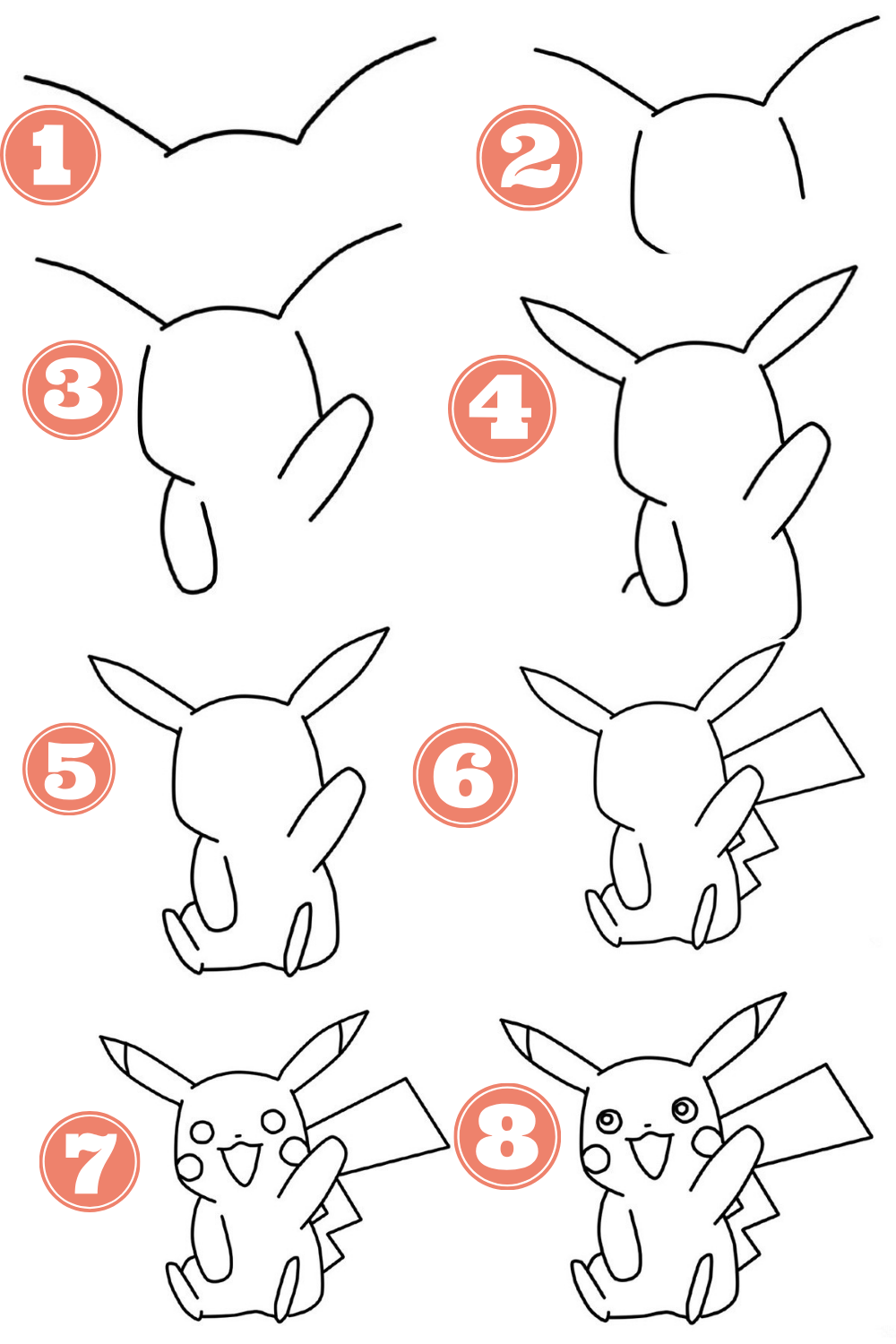 How To Draw Chibi Pikachu Step By Step 2022