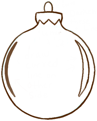 How to Draw Christmas Tree Ornaments with easy Steps – How to Draw Step by Step Drawing Tutorials