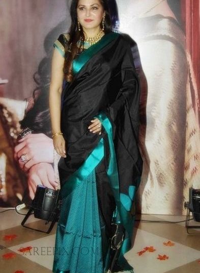 Jayaprada In Saree At Yash Chopra Memorial Awards -