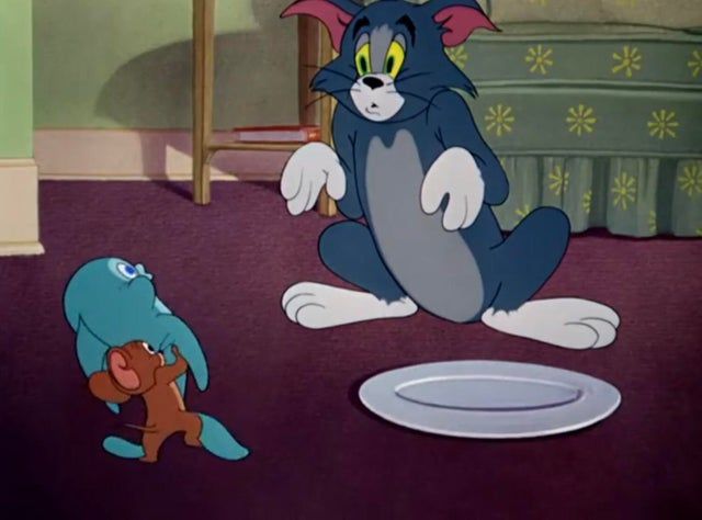 Jerry Disguised as Fish – Tom and Jerry