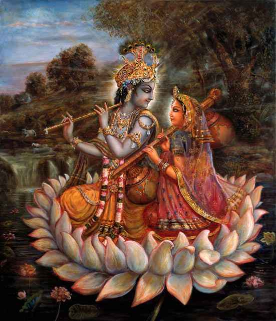 [K14] Radha Krishna appear on lotus
