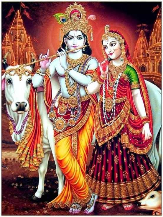 Krishna, Love, Image, Cow, Mobile, Wallpaper, HD, Full, Whatsapp, Radha -   2023