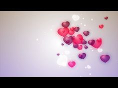 Love Shape Animation Video Abstract Heart Background Hd