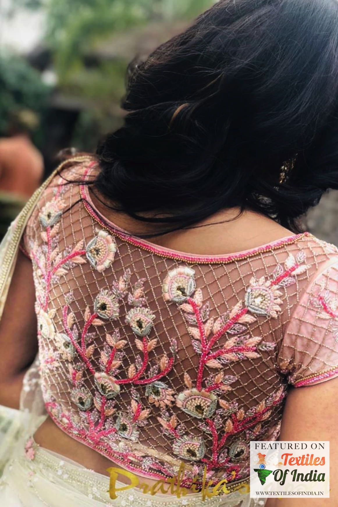 Luxurious women Designer trending Best South Indian Wedding blouse front / back