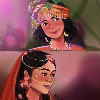 Nidhi Draws On Instagram “ Radhakrishna Radhakrishna Fanartconceptart Radhakrishn Draw”