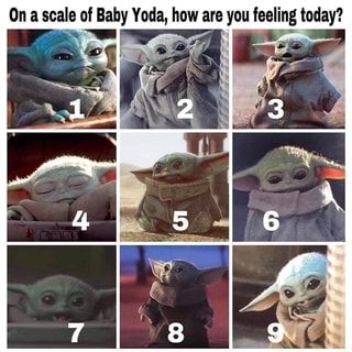 On A Scale Of Baby Yoda, How Are You Feeling Today? - Ifunny :)