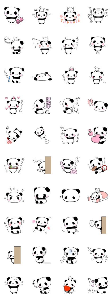 Panda Stickers