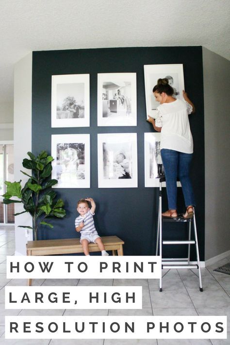 Printing Poster Size Images for a Gallery Wall – Within the Grove