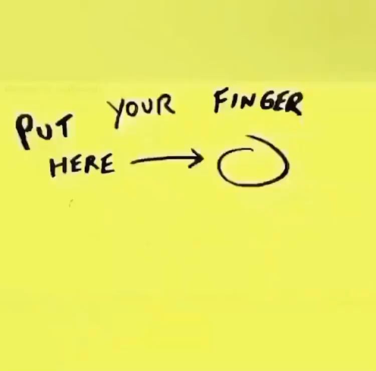 Put Your Finger Here