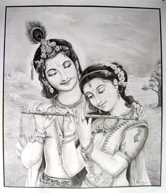 Radha Krishna by Prasanna Raghavan