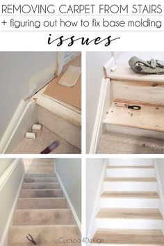 Removing Carpet from Stairs | Cuckoo4Design
