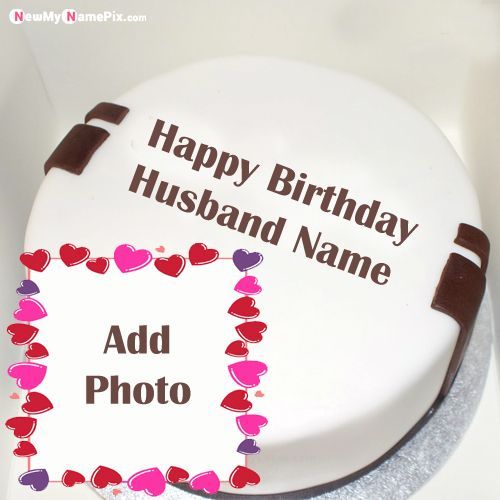 Romantic Birthday Cake Images With Husband Name Photo