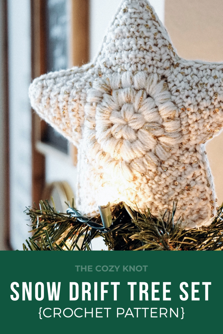 Snow Drift Tree Set Crochet Pattern The Cozy Knot