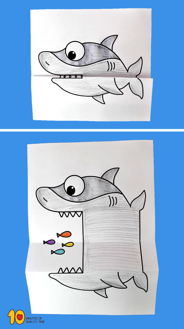 Surprise Folding Paper – Shark