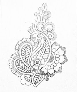 Butta Khaka Design Drawing For Hand Emroidery Saree All Over Butta Butta Design  Pencil Sketch On Paper 2023