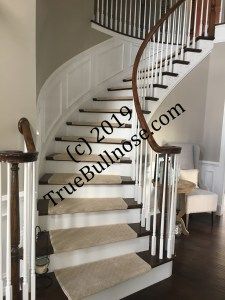 True Bullnose™ and True Flat™  PADDED Carpet Stair Treads