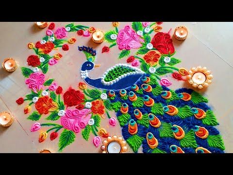Featured image of post Peacock Rangoli Design New Year Muggulu 2020 : The top design trends to take your home into a new year.