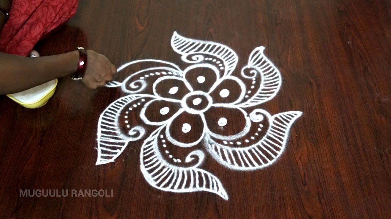 latest easy and simple rangoli designs | new and easy rangoli designs | simple and easy kolam design