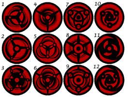 sharingan fusions by sporeman2 on DeviantArt